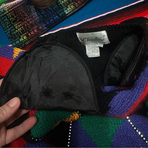 Vintage Wool blend Large Holiday sweater - Picture 8 of 15